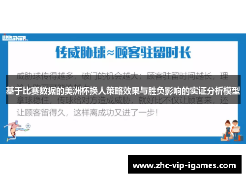 基于比赛数据的美洲杯换人策略效果与胜负影响的实证分析模型