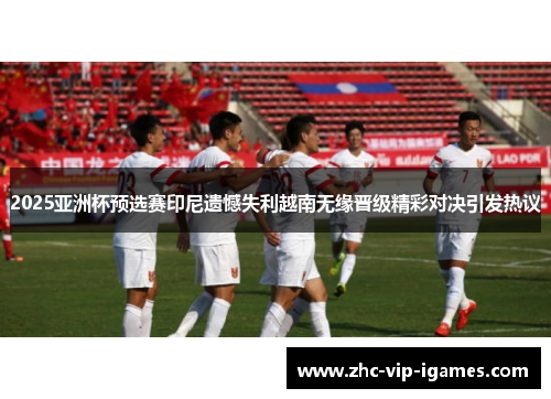 2025亚洲杯预选赛印尼遗憾失利越南无缘晋级精彩对决引发热议